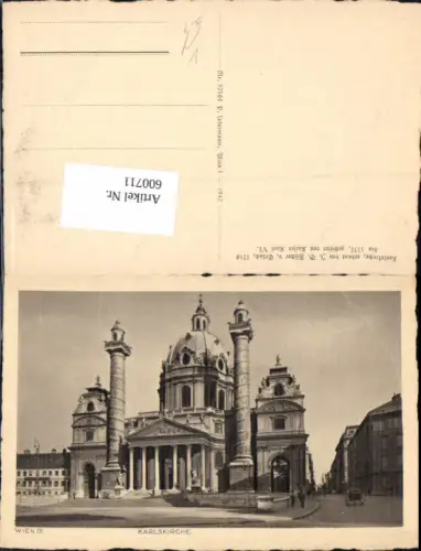 600711,Wien Wieden Karlskirche