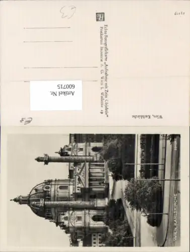 600715,Wien Wieden Karlskirche