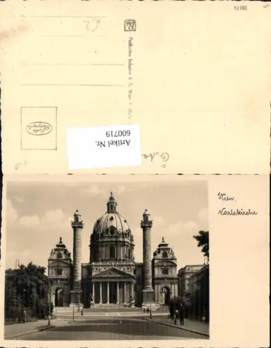 600719,Wien Wieden Karlskirche