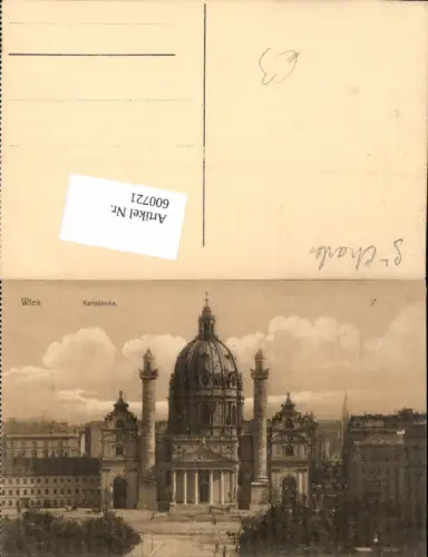 600721,Wien Wieden Karlskirche