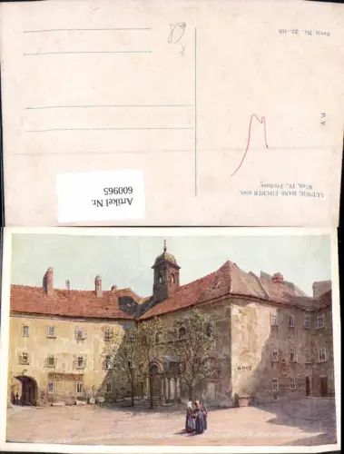600965,Künstler Ak Ludwig Hans Fischer Wien Vienna Wieden Freihaus