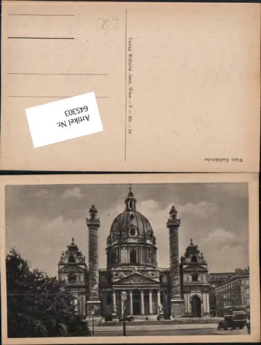 645303,Wien Wieden Karlskirche