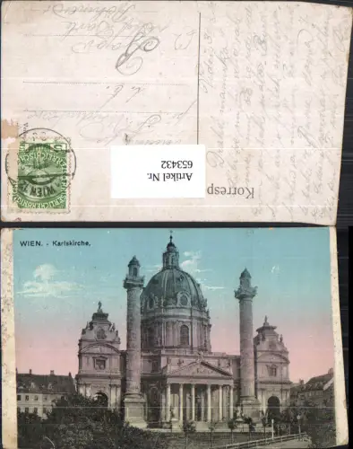 653432,Wien Vienna Wieden Karlskirche