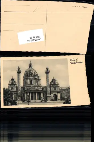 685572 Wien Wieden Karlskirche Karlsplatz
