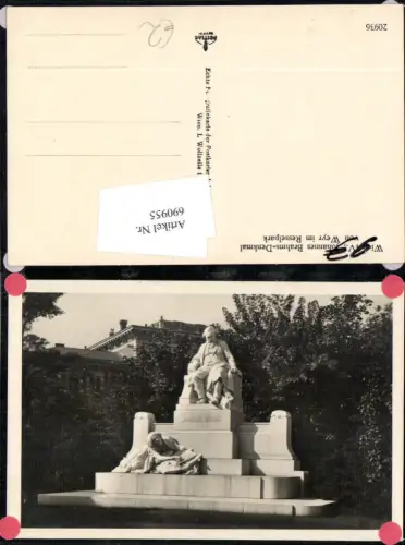 690955 Wien Neubau Johannes Brahms Denkmal Resselpark Weyr