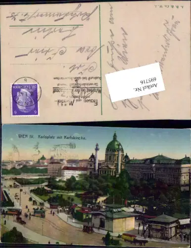 695716 Wien Wieden Karlskirche Karlsplatz