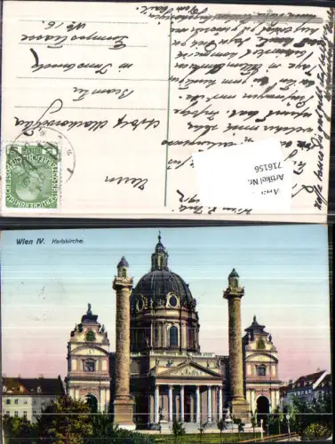 716156 Wien Wieden Karlskirche