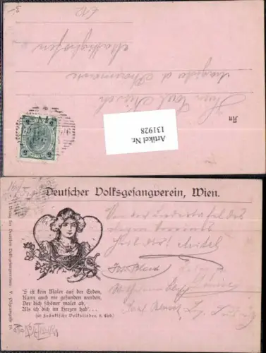131928,Deutscher Volksgesangverein Wien Margareten 5 Spruch