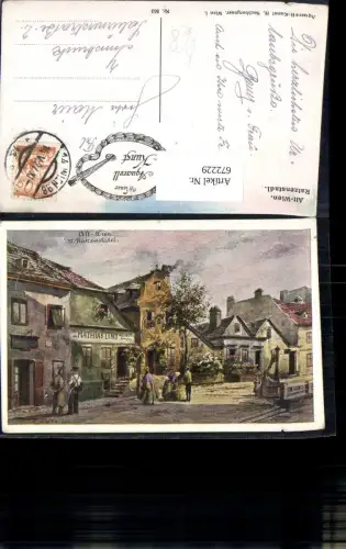 672229,Künstler Ak Wien Vienna Mariahilf Ratzenstadl pub H. Nachbargauer 863