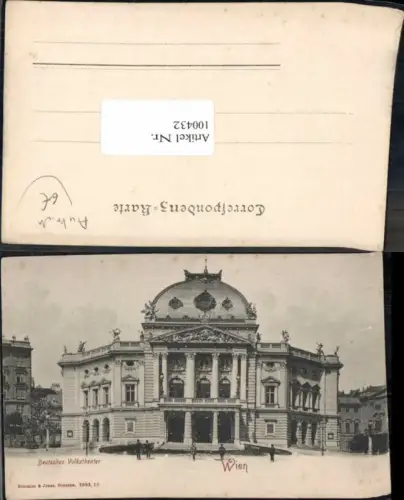100431,Wien 7 Deutsches Volkstheater Theater 1905
