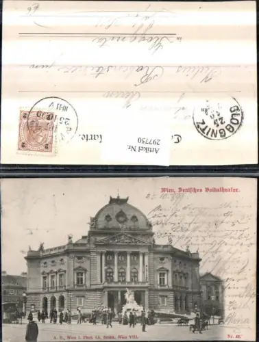 297750,Wien Neubau Deutsches Volkstheater Gebäude