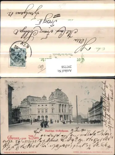 297758,Wien Neubau Deutsches Volkstheater Straßenansicht