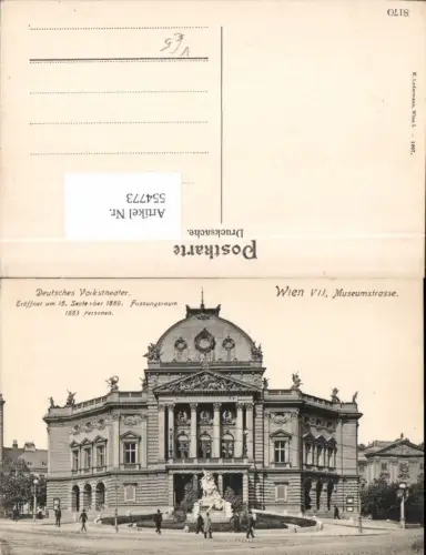 554773,Wien Neubau Deutsches Volkstheater Theater Musemstrasse pub Ledermann 8170