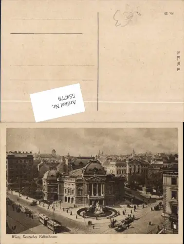 554779,Wien Neubau Deutsches Volkstheater Theater pub B.K.W.I. 23