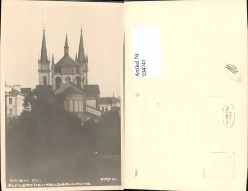 594741,Foto Ak Wien Neubau Kirche Altlerchenfeld Vienna
