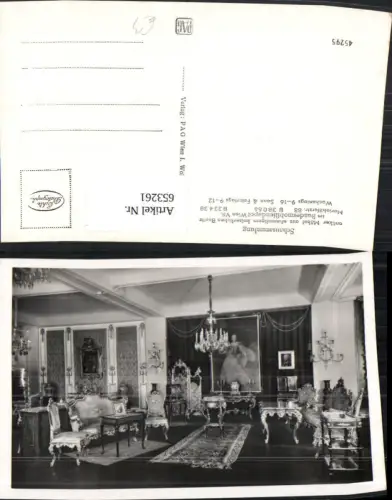 653261,Foto Ak Wien Vienna Neubau Bundesmobiliendepot Möbel Kaiserlicher Besitz