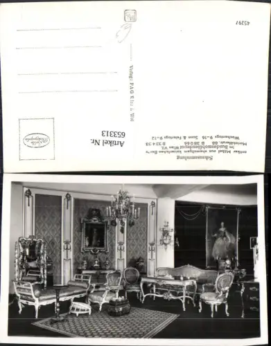 653313,Foto Ak Wien Vienna Neubau Bundesmobiliendepot Möbel Kaiserlicher Besitz