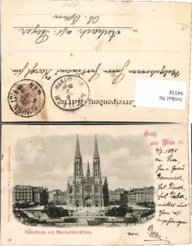 94538,Gruss aus Wien 9 Alsergrund Votivkirche