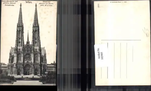 102985,Wien Alsergrund Probstpfarrkirche z. Göttlichen Heiland Votivkirche