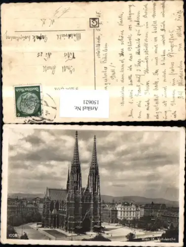 150621,Wien Alsergrund Votivkirche 1940