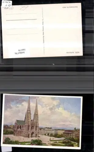 166179,Wien 9 Alsergrund Votivkirche Künstler Ak 7020/4
