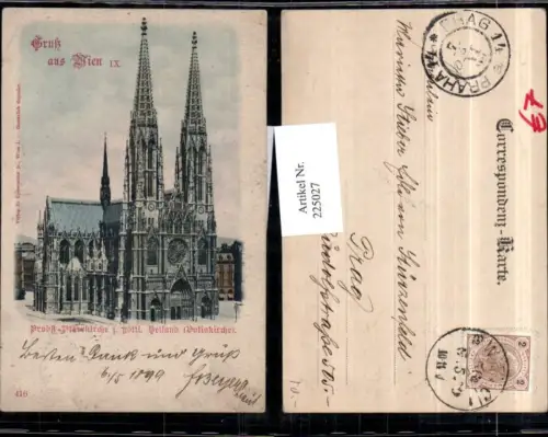 225027,Wien Alsergrund Probst-Pfarrkirche z. Göttlichen Heiland Votivkirche Kirche