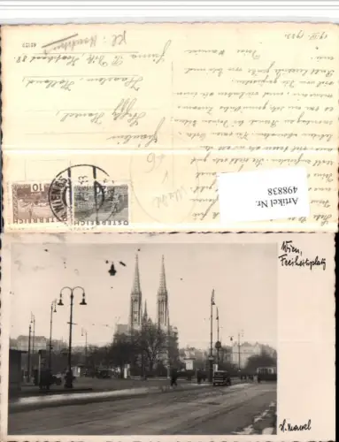498838,Wien Alsergrund Freiheitsplatz Votivkirche Kirche pub H. Markl