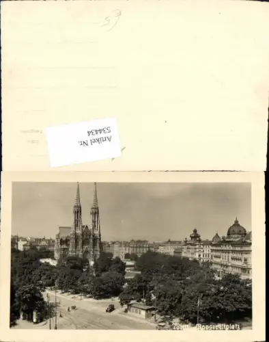 534434,Wien 9 Alsergrund Votivkirche Rooseveltplatz