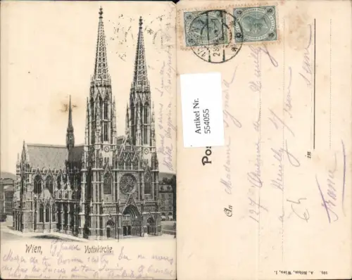 544055,Wien Alsergrund Votivkirche Maximilianplatz