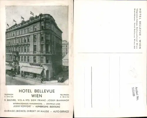555109,Wien Alsergrund Hotel Bellevue