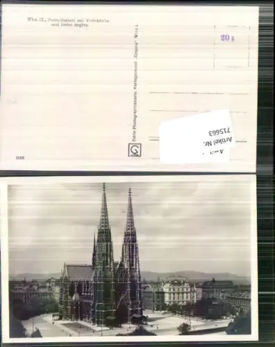 715663 Wien Alsergrund Votivkirche Freiheitsplatz Hotel Regina