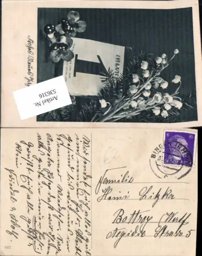 536316,Stempel Bingen nach Bottrop