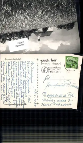 536324,Stempel Deutscher Künstlerbund Essen 1958 n. Boppard