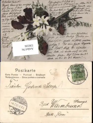 536336,Stempel Frankfurt am Main Sachsenhausen n. Bad Warmbrunn Riesengebirge