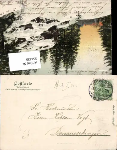 554420,Stempel Waldkirch Breisgau n. Donaueschingen