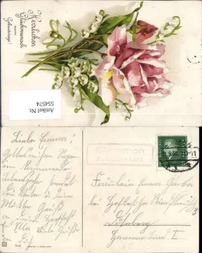 554574,Stempel Posthilfsstelle Stemmen Hannover Land