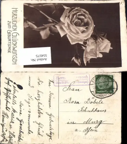 554575,Stempel Posthilfsstelle Bernau St. Blasien Schwarzwald