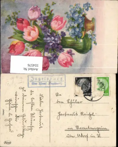 554576,Stempel Posthilfsstelle Jugelsburg b. Adorf Vogtland