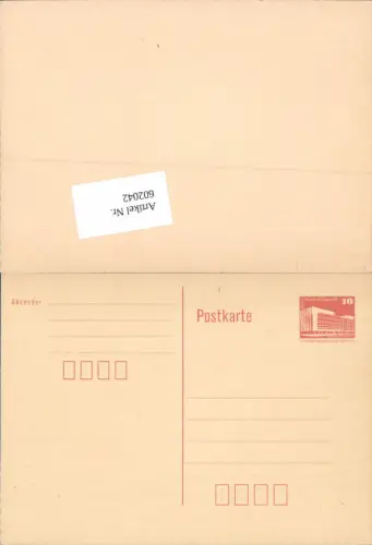 602042,Ganzsache Deutschland DDR Postkarte