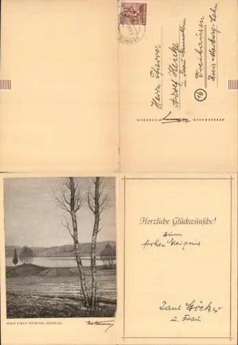 602189,Klappbeleg Geisweid Siegen nach Dreihausen Kreis Marburg an der Lahn