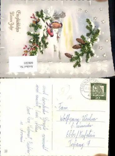 606501,Stempel Bahnpost Zug 43 Essen n. Kupferberg