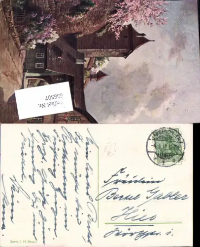 606507,Künstler Ak Stempel Langendreer Bochum