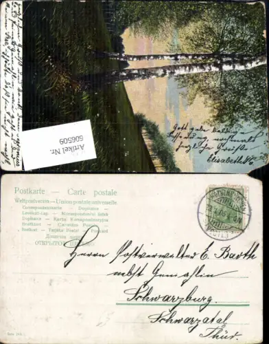 606509,Stempel Rothenkirchen nach Schwarzburg