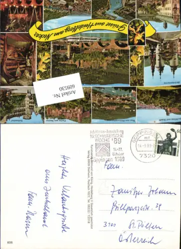 609530,Stempel Göppingen nach St. Pölten 1989