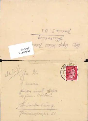 609540,Stempel Bückeburg 1944