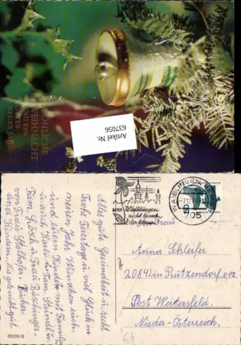 637056,Stempel Waiblingen Rems n. Weitersfeld Prutzendorf