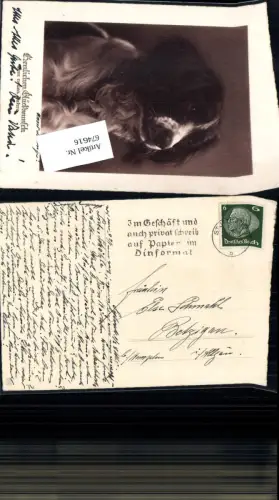 674616,Stempel Stuttgart n. Betzigen bei Kempten im Allgäu 1935 Hund