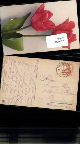 674665,Stempel Darmstadt n. Pforzheim 1917