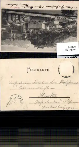 674679,Stempel n. Stocka Landau an der Isar 1902