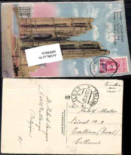 688836 Feldpost Tallinn Estland Reval 1927